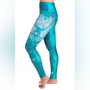 My Inner Fire Deer Love Leggings Teal